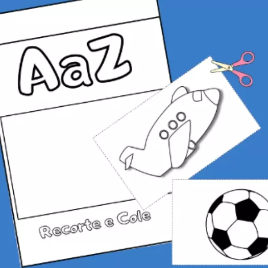 Atividades Recorte e Cole de A a Z