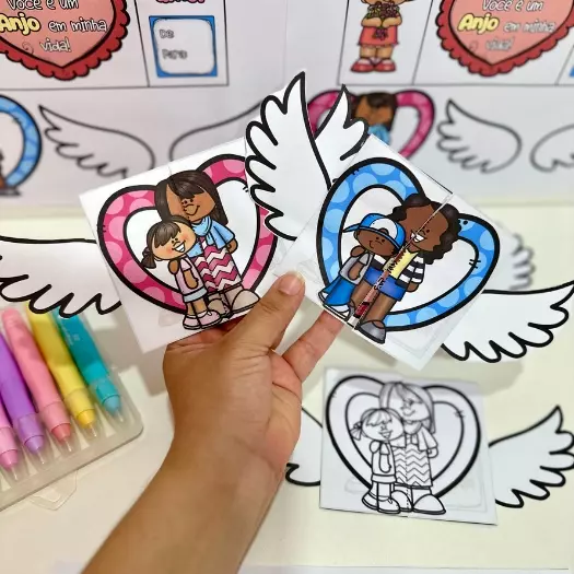 Cart├úo Dia das M├úes com Asa