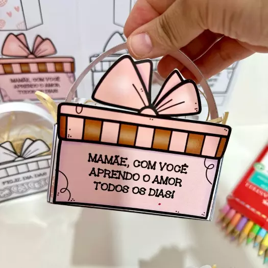 Cestinha Lembrancinha Dia das M├úes