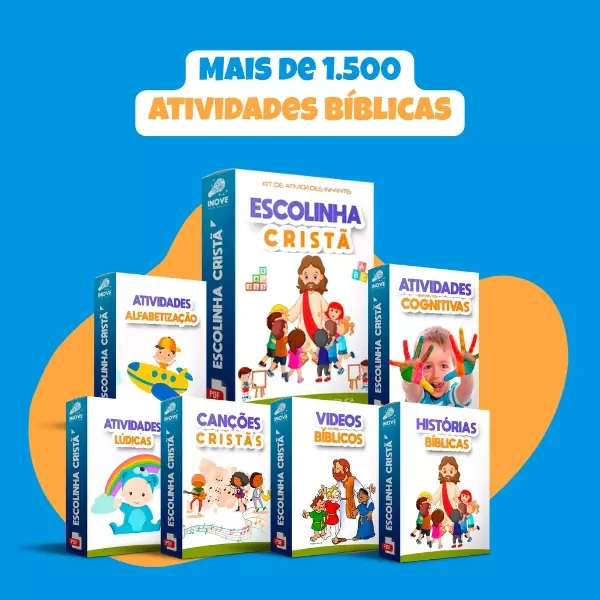 Kit Escolinha Crist├ú com Atividades B├¡blicas