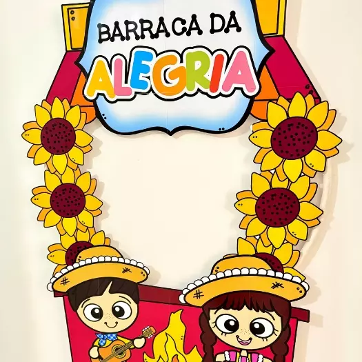 Moldura Festa Junina Barraca da Alegria