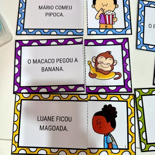 Quebra-Cabe├ºa Frases Sil├íbicas Simples